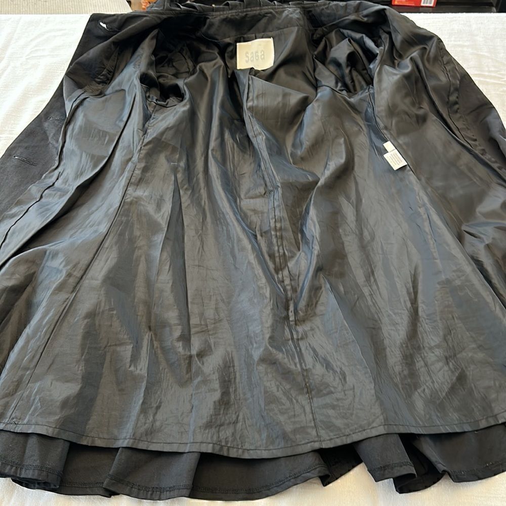 Saga women’s black ruffle jacket size 1 - Picture 10 of 15